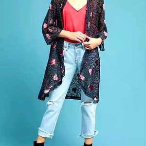 Velvet Burnout Kimono